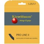 Stringing with tennis string Kirschbaum Pro Line No II (Durability+Control) black