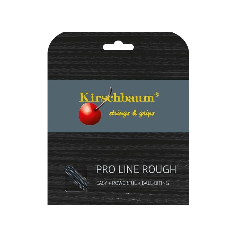 Kirschbaum Tennis String Pro Line Rough (Durability+Spin) black 12m Set