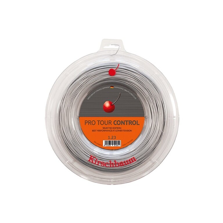 Kirschbaum Tennis String Pro Tour Control (Durability+Control) silver 200m roll