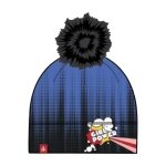 Krimson Klover Hat (Pom Pom) Pop Art Beanie - blue/black Ladies - 1 piece