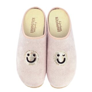 Living Kitzbühel Slippers Fleece Smiley (Cotton) Pink Ladies