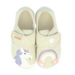 Living Kitzbühel Slippers Unicorn Magic Velcro Model Natural Toddlers (31-35)