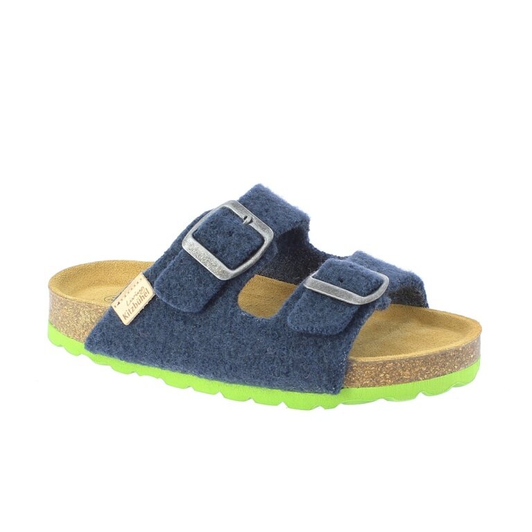 Living Kitzbühel Slippers Wooly Wonder Kids dark blue Children (28-38)