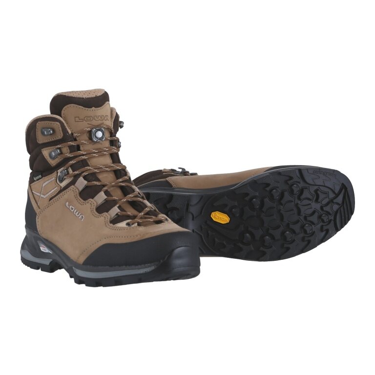 Lowa Lady Light GTX Hiking Shoes (Trekking, Nubuck Leather, Waterproof) 2025 Humus/Brown Ladies