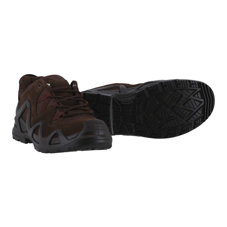 Lowa Military Shoes Work Shoes Zephyr MK2 GTX LO (Suede, waterproof) dark brown men's