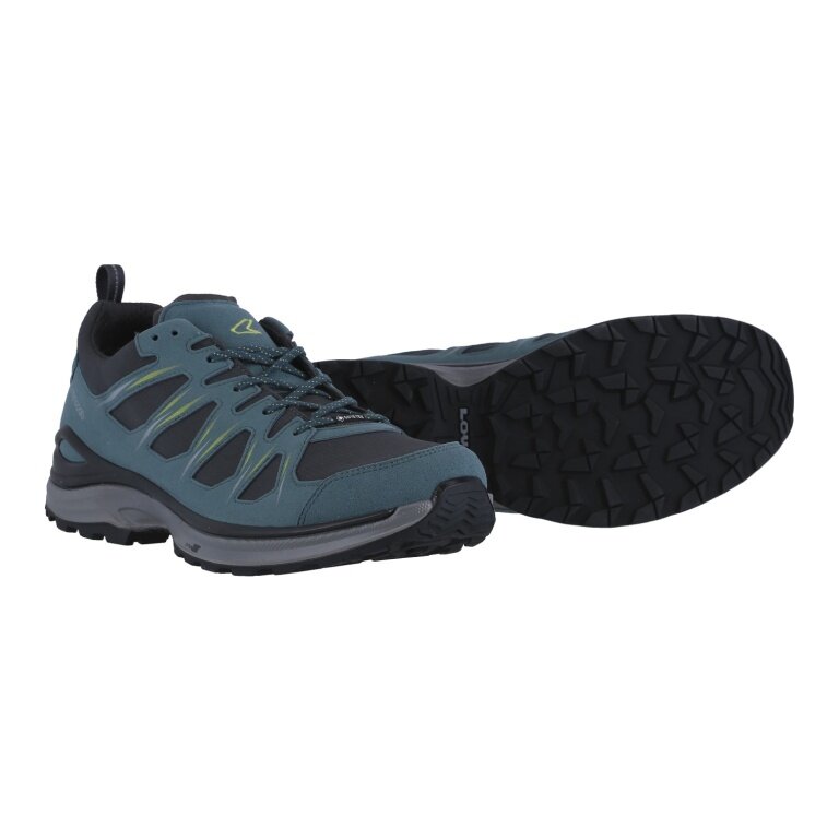 Lowa Innox Evo II GTX Walking Shoes (Multifunctional, waterproof) petrol blue/grey men's