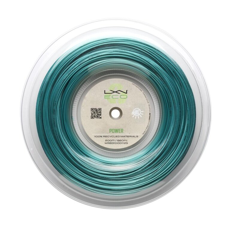 Luxilon Tennis String Eco Power 1.25 (Durability) teal 200m reel