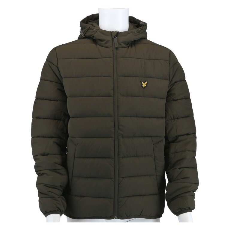 Lyle & Scott Transition Jacket JK1546V Lightweight Padded Jacket Olive Green Men's