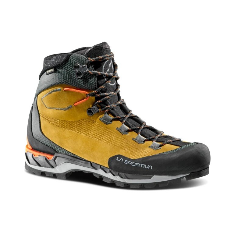 La Sportiva Trekking Hiking Shoes Trango Tech Leather GTX (Nubuck leather, waterproof) yellow/black men's