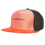 La Sportiva Basecap Fade Trucker red/carbon grey