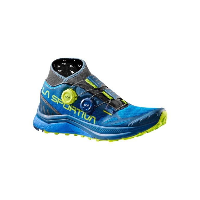 La Sportiva Trail Running Shoes Jackal II Boa Blue/Lime Men's