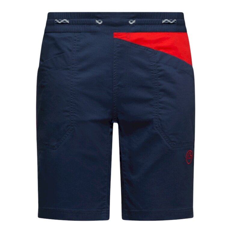 La Sportiva Climbing Hiking Shorts Bolt (optimal freedom of movement) short navy blue/red men's