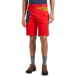 La Sportiva Climbing Hiking Shorts Bolt (optimal freedom of movement) short red men's