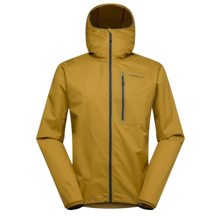 La Sportiva Climbing Hiking Jacket Wall Breeze Stretch (Mountaineering, windproof, lightweight) savannah yellow Men's