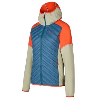 La Sportiva Trail Running Jacket Koro blue/orange/beige ladies