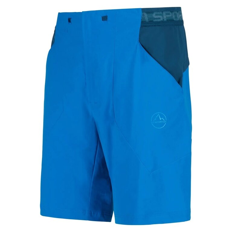 La Sportiva Hiking Shorts Guard Short (elastic waistband with drawstring) short blue Men