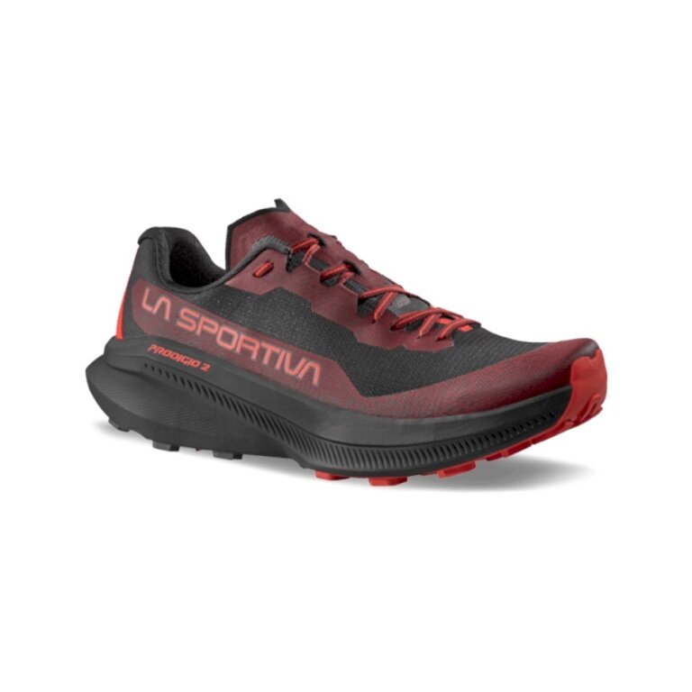 La Sportiva Prodigio 2 Trail Running Shoes black/red men's