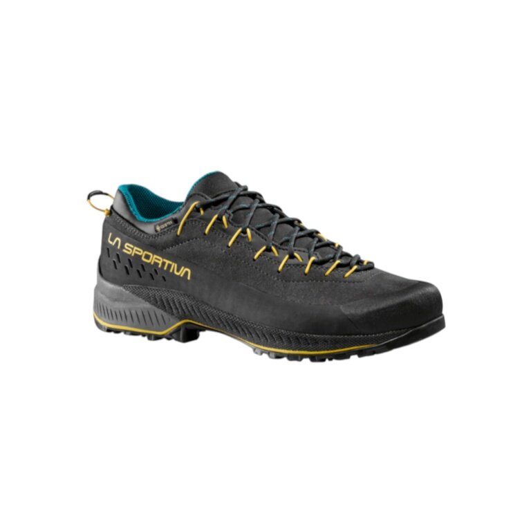 La Sportiva Hiking Shoes TX 4 Evo GTX (Approach, Suede, Waterproof) Carbon Grey/Yellow Men's