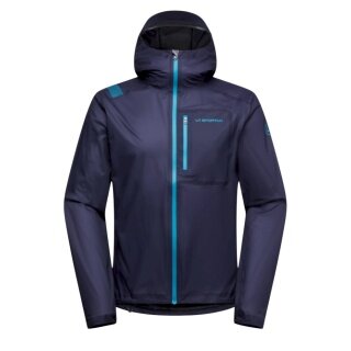 La Sportiva Ethereal Pro Trail Running Jacket (Hard Shell, Waterproof) Dark Blue Men's