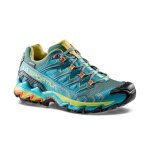 La Sportiva Ultra Raptor II GTX Trail Running Shoes (waterproof) blue/yellow ladies