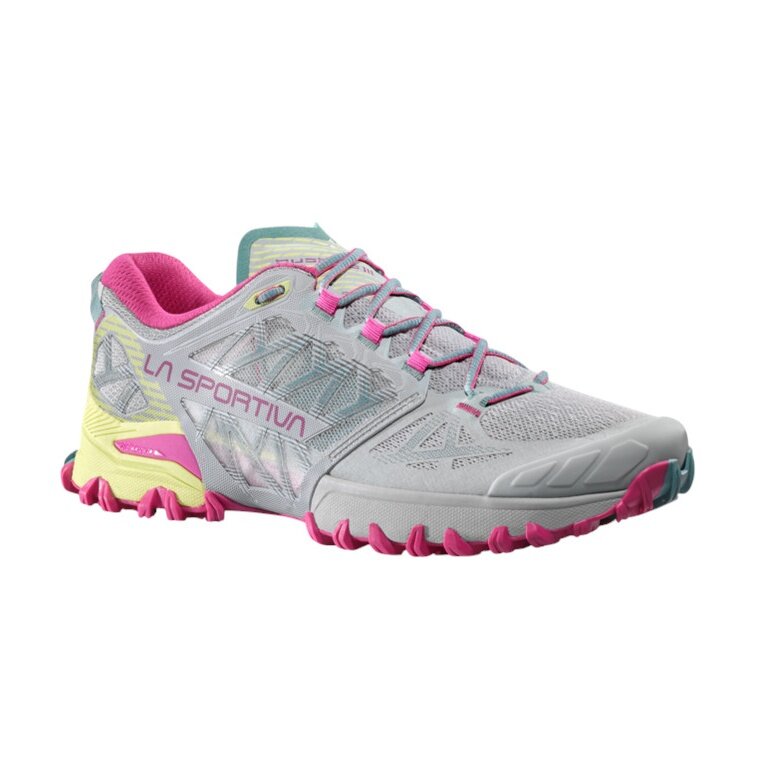 La Sportiva Trail Running Shoes Bushido III grey/purple/yellow ladies