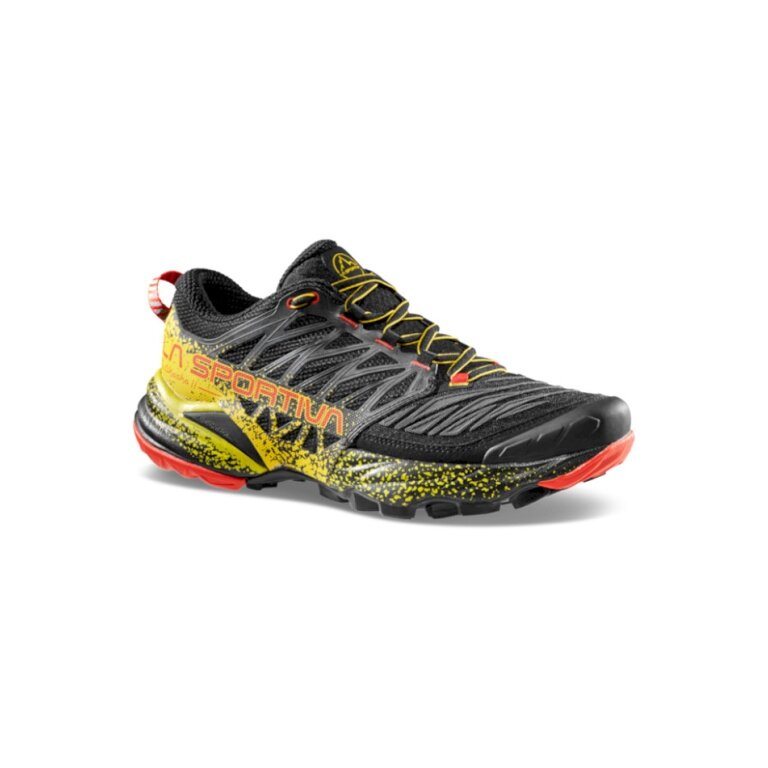 La Sportiva Trail Running Shoes Akasha II black/yellow men's