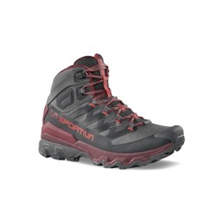 La Sportiva Ultra Raptor 3 Mid GTX Trekking Hiking Shoes (waterproof) carbon grey/red men's