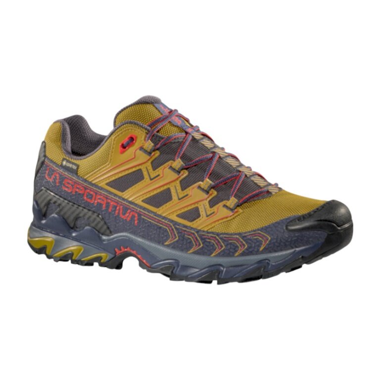 La Sportiva Ultra Raptor II GTX Trail Running Shoes (waterproof) savanna yellow/night blue men's