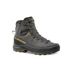 La Sportiva TX5 Evo Mid GTX Hiking Shoes (Approach, Nubuck Leather, Waterproof) Carbon Grey/Yellow Men's