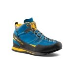 La Sportiva Boulder X Mid GTX Hiking Shoes (Approach, waterproof) blue/yellow men's