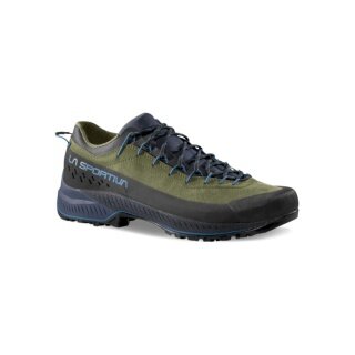 La Sportiva hiking shoes TX 4 Evo (approach, suede) dark green/sky blue men's