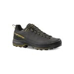 La Sportiva TX5 Evo GTX Hiking Shoes (Approach, Nubuck Leather, Waterproof) Carbon Grey/Yellow Men's
