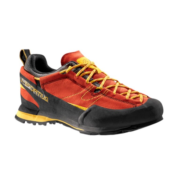 La Sportiva hiking shoes Boulder X (approach) red/black/yellow men's