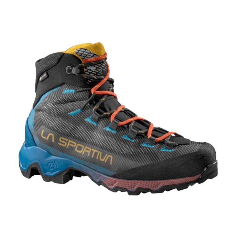 La Sportiva Hiking Shoes Aequilibrium Hike GTX (waterproof) carbon grey/tropic blue men's