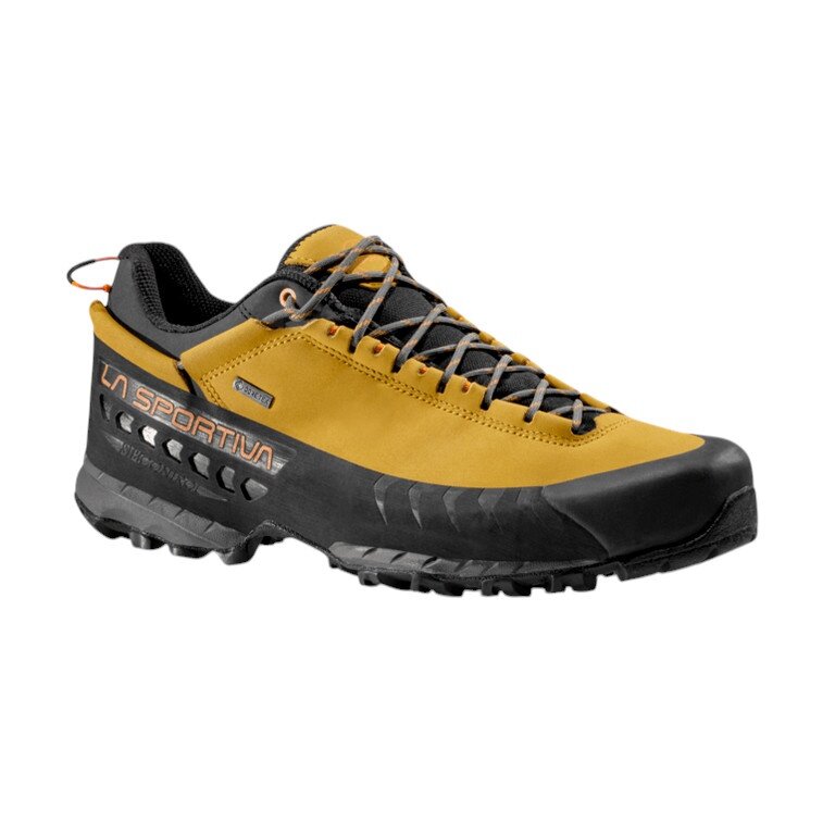 La Sportiva TX 5 Low GTX Hiking Shoes (Nubuck Leather, Approach, Waterproof) yellow/black Men's