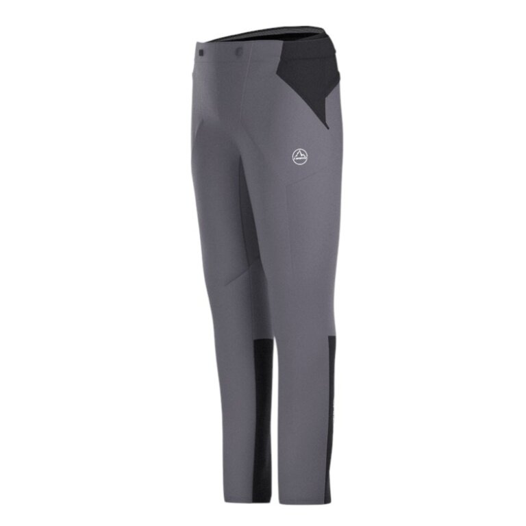 La Sportiva Monument Pant (elastic waistband with drawstring) long onyx grey men's