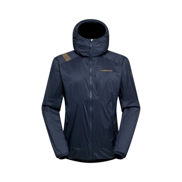 La Sportiva Across Lite Hiking Jacket (Insulated Jacket, Windproof, Breathable) Night Blue/Savana Men's