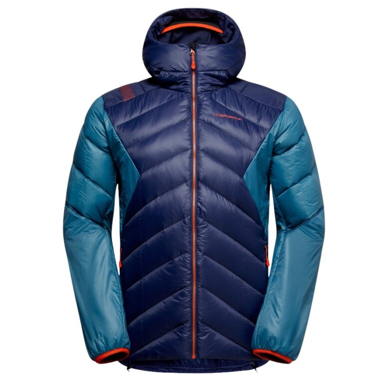 La Sportiva Aiguille Down Winter Jacket (Mountaineering, Primaloft® Gold, padded) dark blue/seablue men's
