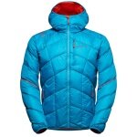 La Sportiva Pinnacle Down Winter Jacket (lightweight, thermal insulation, ski touring) tropic blue/cherry red men's