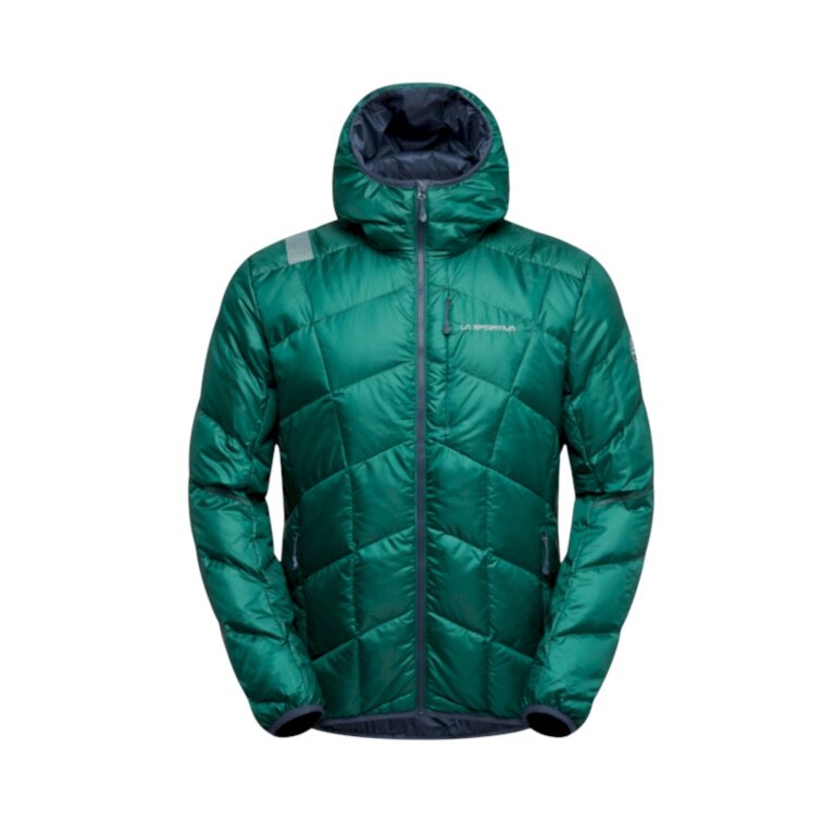 La Sportiva Pinnacle Down Winter Jacket (lightweight, thermal insulation, ski touring) 2025 teal green men's