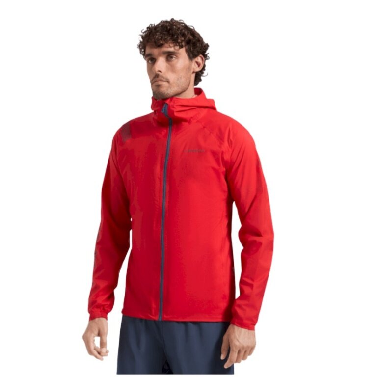 La Sportiva Trail Running Jacket Pocketshell (Hard Shell, waterproof) red men's