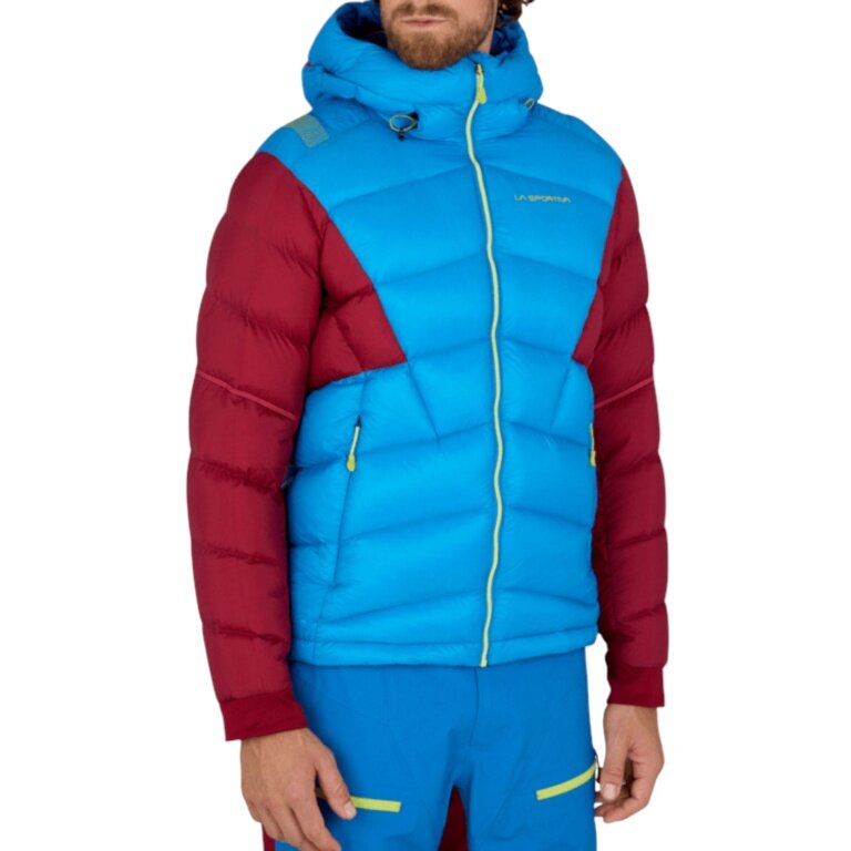 La Sportiva Supercouloir 1000 Down Winter Jacket (Mountaineering, very warm) blue/sangria red men's