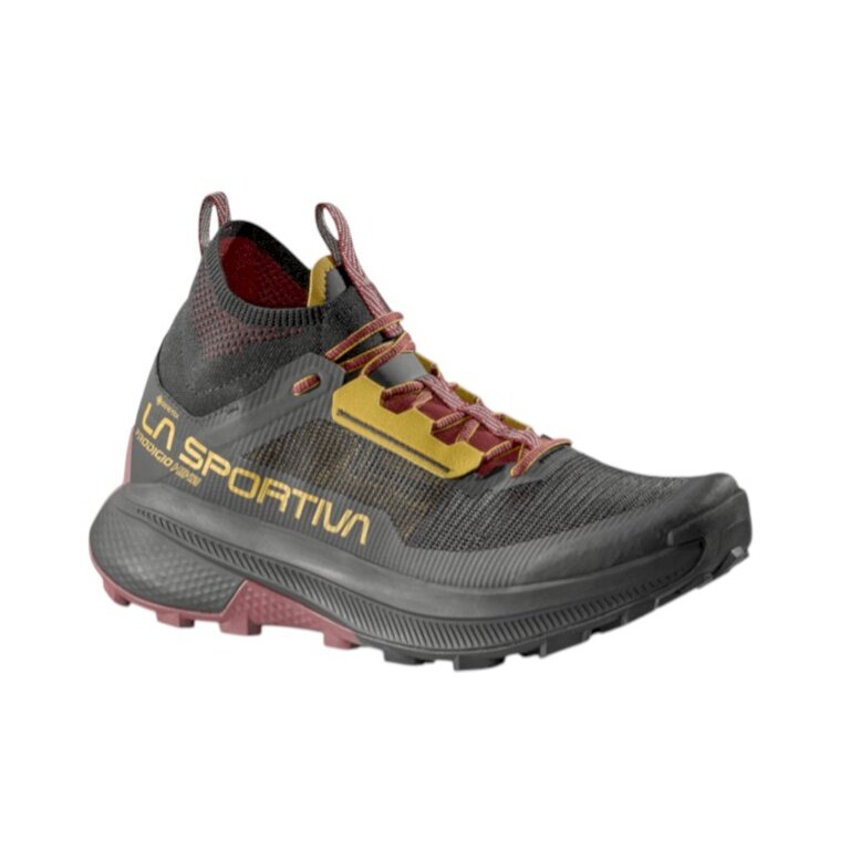 La Sportiva Prodigio Hike GTX Walking Shoes (Fast-Hiking, waterproof) black/savannah yellow men's