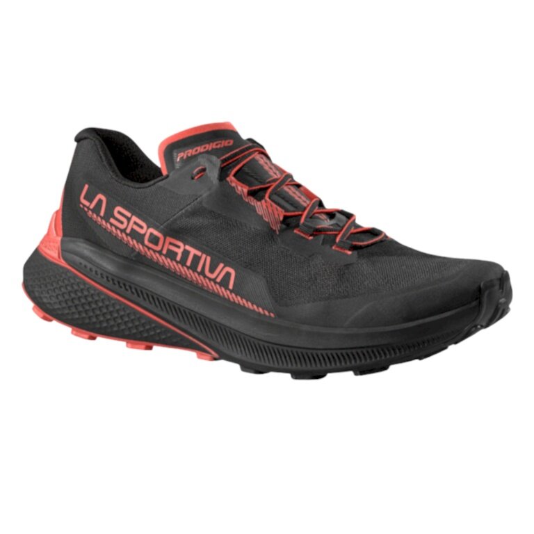 La Sportiva Trail Running Shoes Prodigio black/red men's