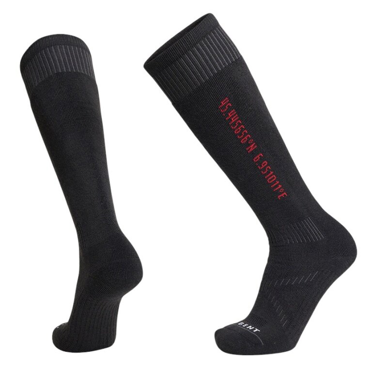 Le Bent Ski Sock Core Full Cushion Snow black - 1 pair