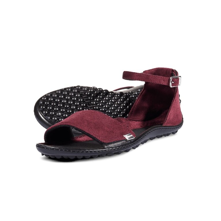 Leguano Barefoot Sandal Jara (flexible sole, wide fit) bordeaux ladies