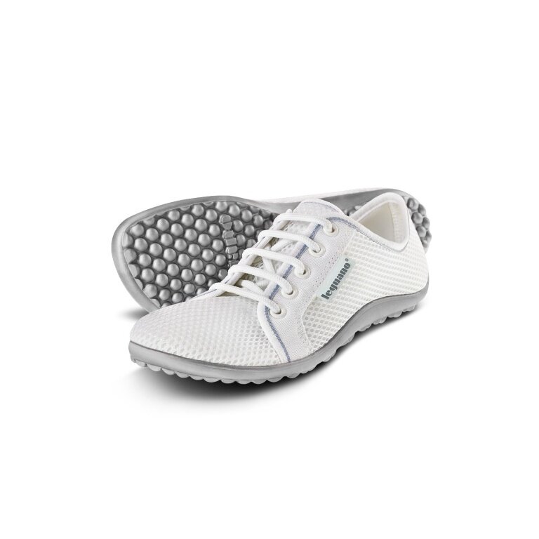 Leguano barefoot shoes sneakers Active (flexible sole) white/grey
