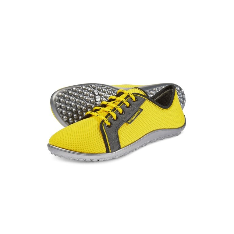 Leguano Barefoot Shoes Sneakers Active (flexible sole) yellow/grey