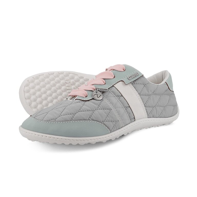 Leguano barefoot shoes sneakers Nightstep (flexible sole, pure barefoot feeling) grey/mint