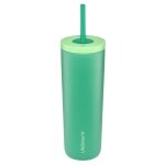 LifeStraw Go Steel Tumbler Insulated Stainless Steel with Water Filter, with Straw - green - 500 ml